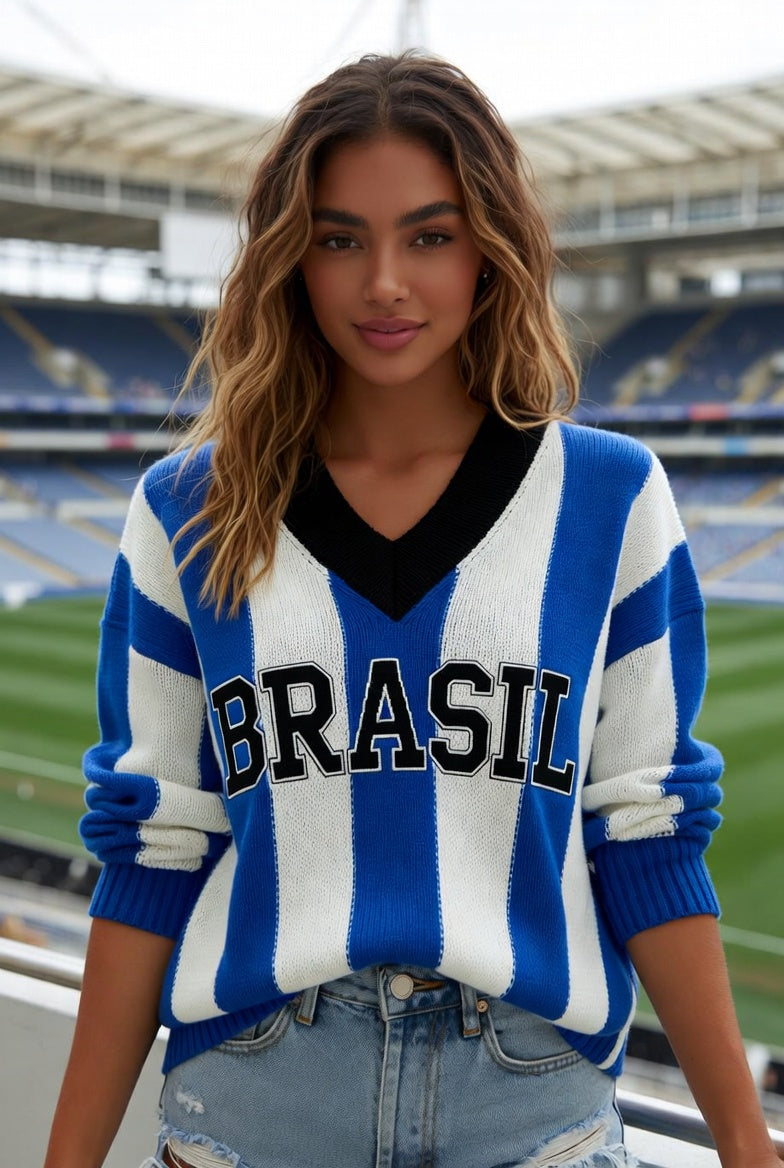 Blusa Tricô Edição especial Brasil 🇧🇷