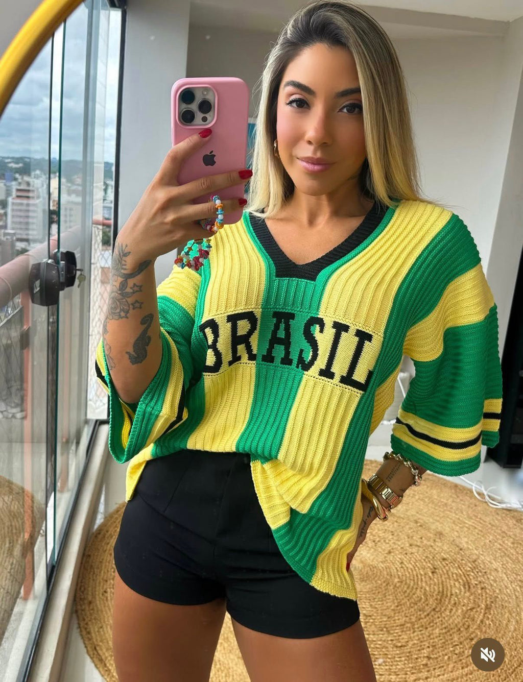Blusa Tricô Edição especial Brasil 🇧🇷