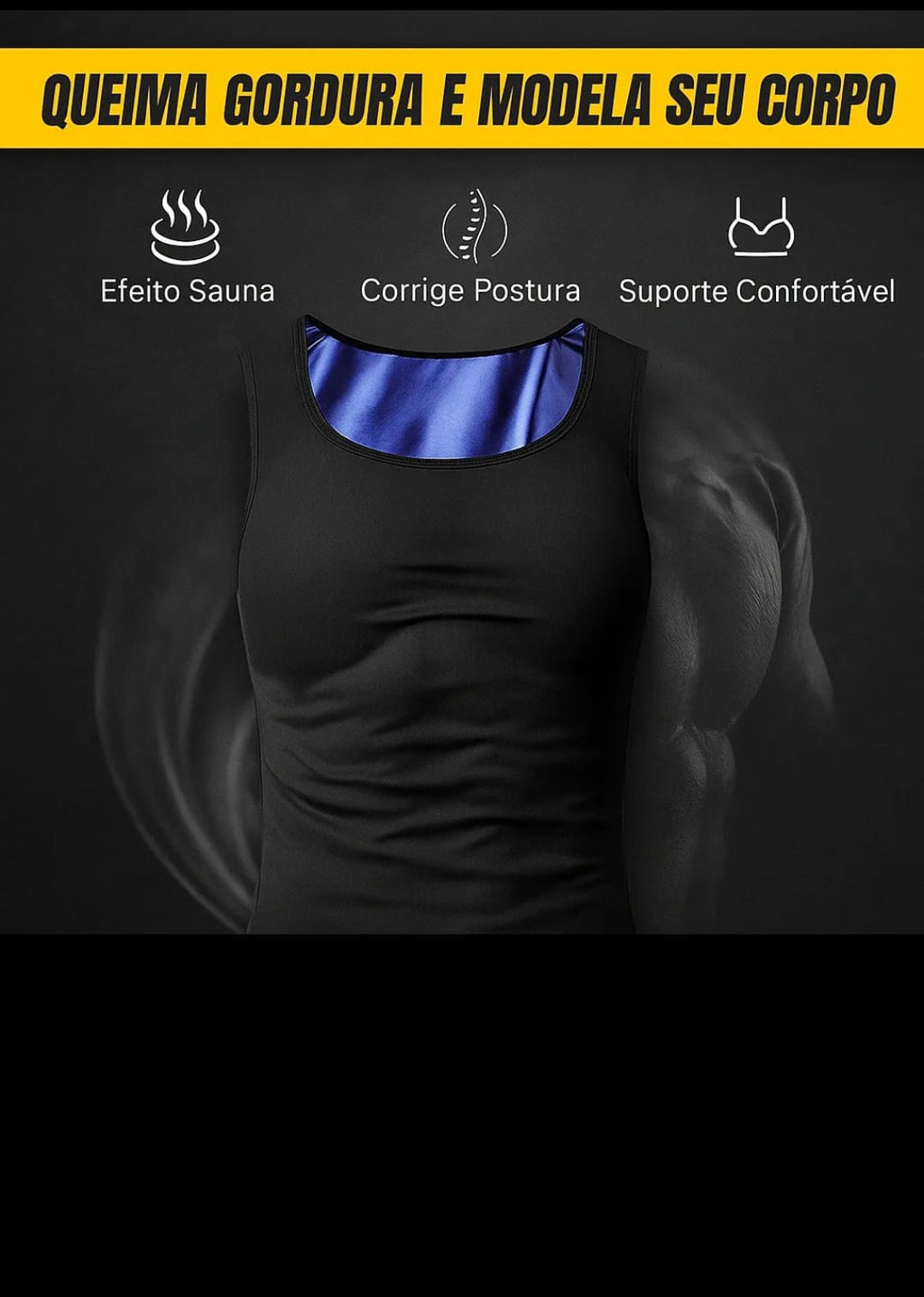 Camiseta tecnológica regata seca barriga New Cobra